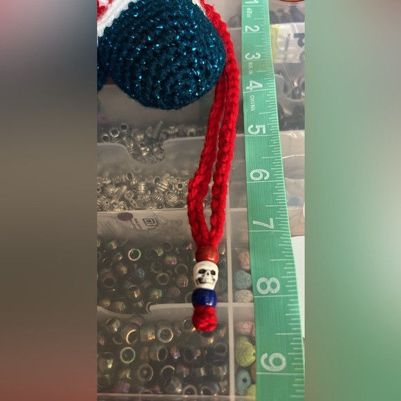 Crocheted Ball Sack ❤️💀💙 - Picture 6 of 9